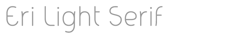 Eri Serif
